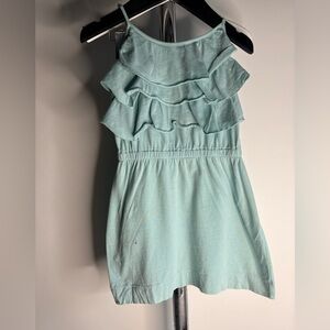Anthem of the Ants Ruffle Tiered Aqua Blue Dress – Toddler Girls 3T
